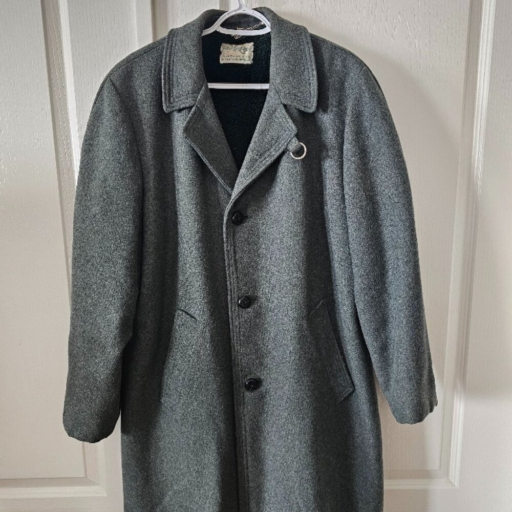 B. Altman & Co. Men's Size 40 Vintage Wool Overcoat